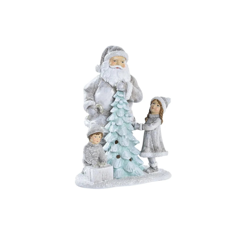Resin Figure LED 14.5x13x19.5 gris - Image 1