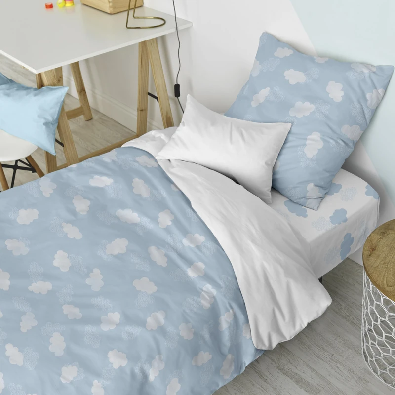 AlexandreHouse Clouds 2 Pieces 140 x 200 cm (Cama 80) Blue - Image 1