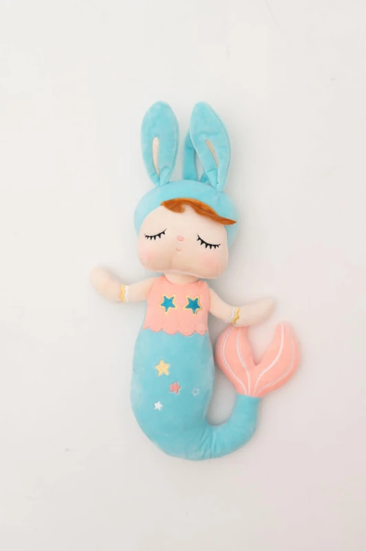 AlexandreHouse Muñeca Infantil Canvas Plush Mermaid Azul - Image 1