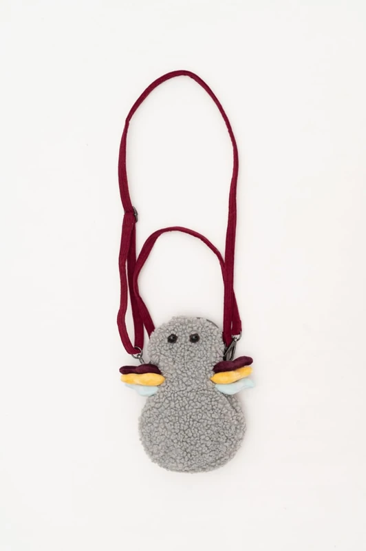 Bolso Baby Algodón Araña Grey and White