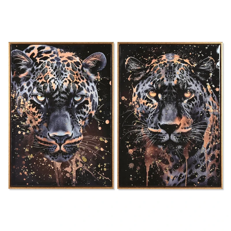 LIENZO CUADRO PS 50X3.5X70 Leopardo LACADO 2 SURT - Image 1