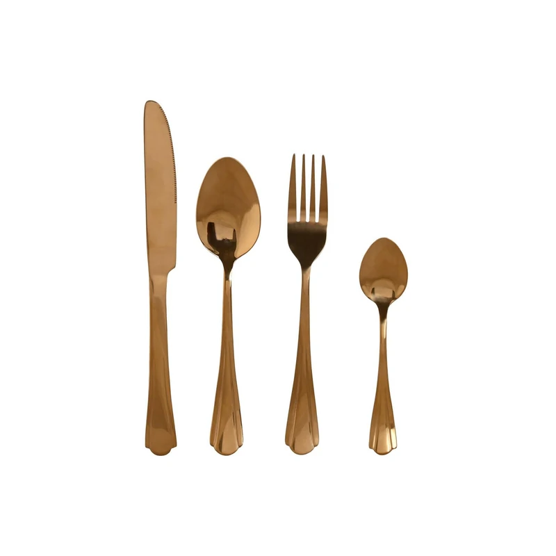 Dorado CUBERTERIA Set 16 Stainless Steel 2X0.4X24 2MM - Image 1