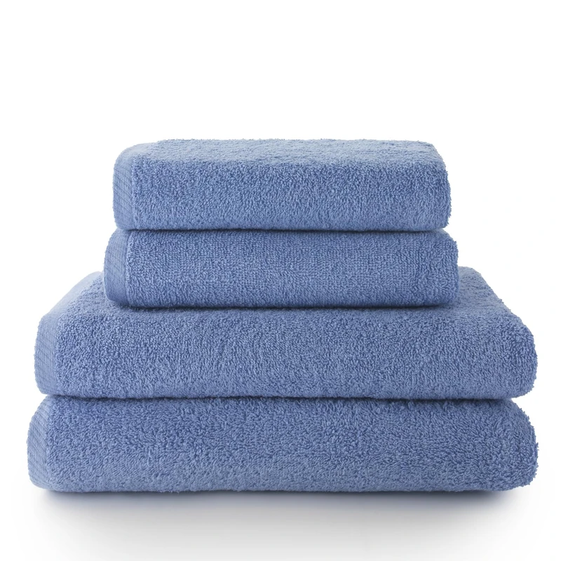 AlexandreHouse Set of 4 Toallas Piezas: 2 Hands + 2 Lavender-Coloured Baño