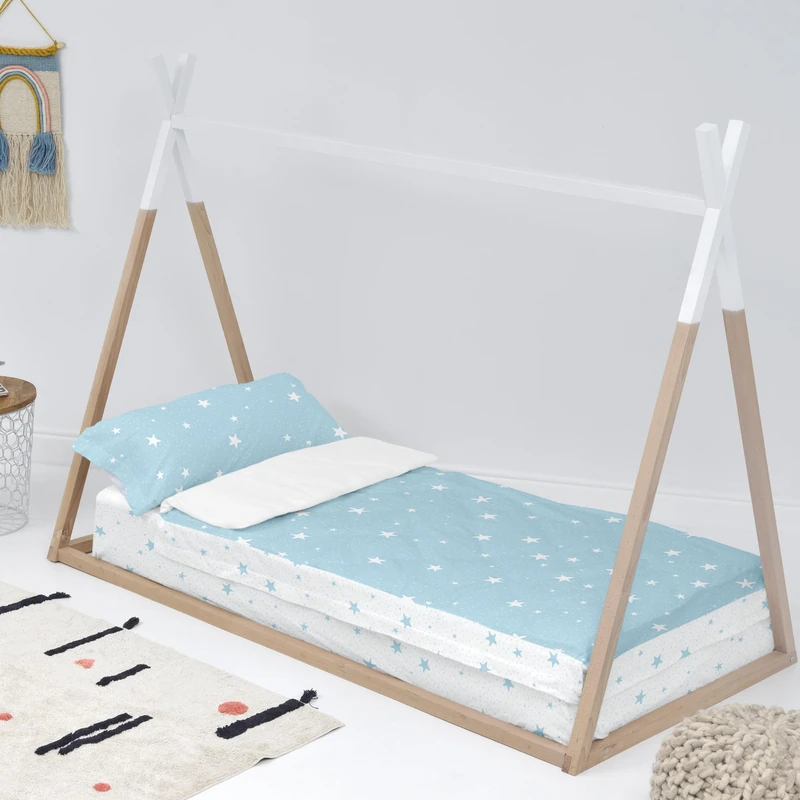 Little Star Saco nórdico 105x200 cm (Cama 105) Sin relleno Azul - Image 1
