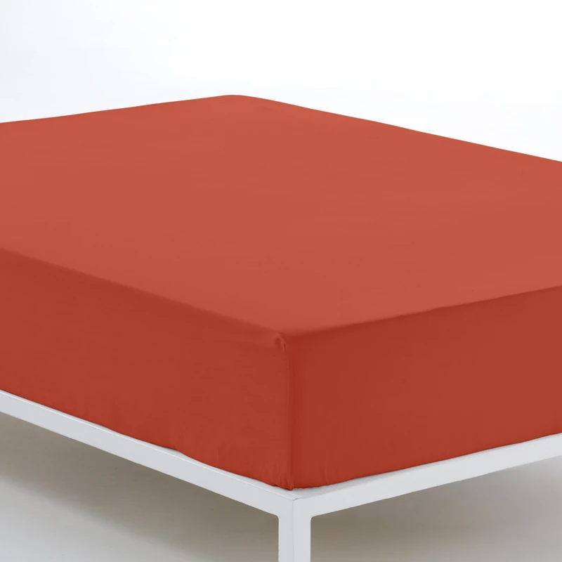 Adjustable colour tierra - Cama de 180 (28 cm high) - 50% cotton / 50% polyester - 144 hilos. Gramage: 115