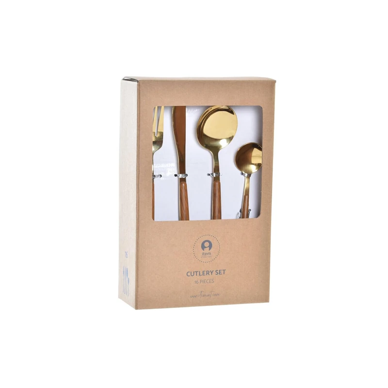 Dorado CUBERTERIA Set 16 Stainless Steel 3X2.4X21 2MM