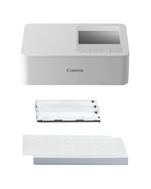 Canon SELPHY CP1500 Portable Photo Printer Paper Kit, White - Wireless Bluetooth Printer with Accessories - Compact and Lightweight - Comes With 54 Sheets Of 4x6 Postcard Size Paper