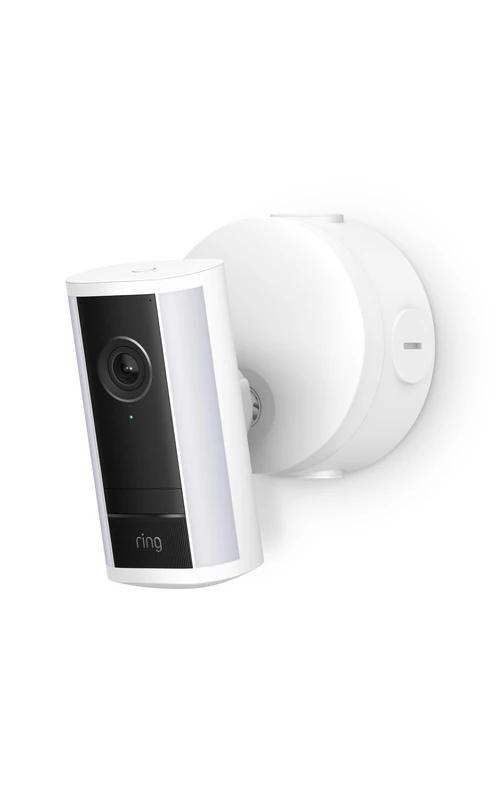 Ring Spotlight Cam Pro (newest gen) Power Over Ethernet | Outdoor Security Camera | Retinal 4K, 10x Enhanced Zoom, 600 Lumen Spotlights | 30-day free trial of Ring Subscription Plan