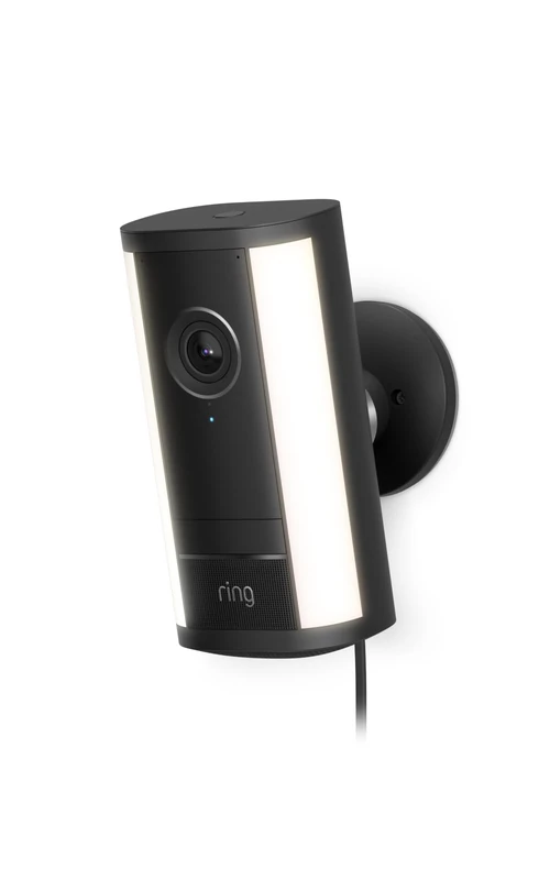 Ring Spotlight Cam Pro (newest gen) Plug-In | Outdoor Security Camera | Retinal 4K, 10x Enhanced Zoom, 600 Lumen Spotlights | 30-day free trial of Ring Subscription Plan