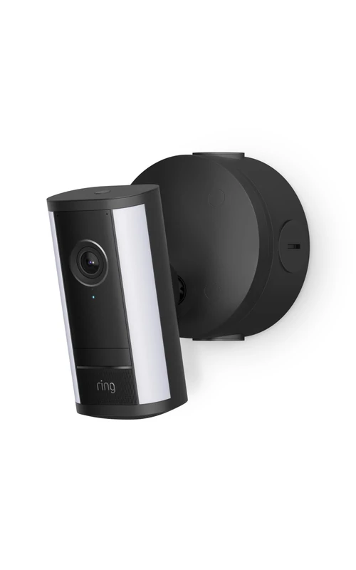 Ring Spotlight Cam Pro (newest gen) Power Over Ethernet | Outdoor Security Camera | Retinal 4K, 10x Enhanced Zoom, 600 Lumen Spotlights | 30-day free trial of Ring Subscription Plan