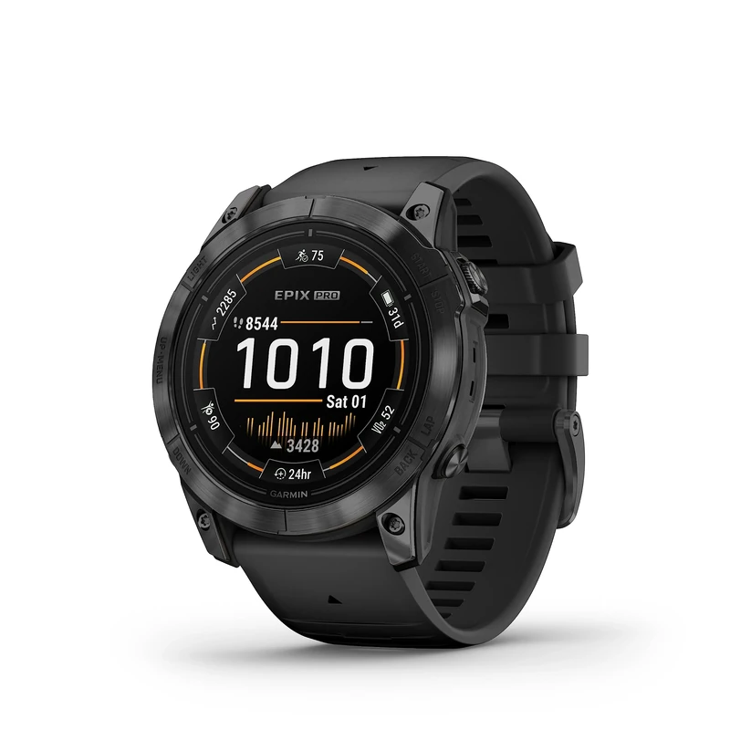 Garmin [Renewed epix PRO Gen 2 GPS 51mm Premium Smartwatch, AMOLED, Built-in Flashlight, up to 31 days battery life, Black (Renewed)