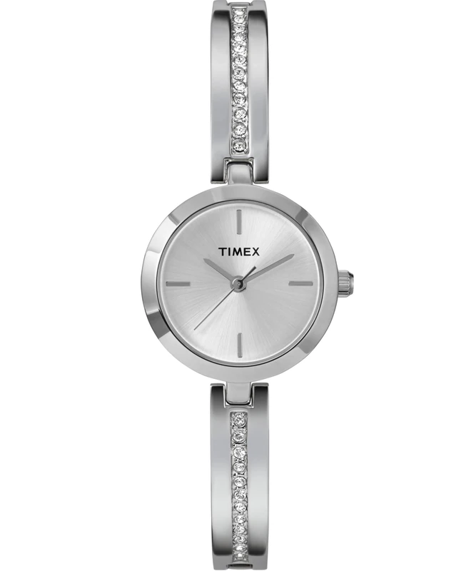 Timex Women's Main Street 25 mm Watch, Alloy Bracelet Silver-Tone Dial Case TW2W96100 - Image 1