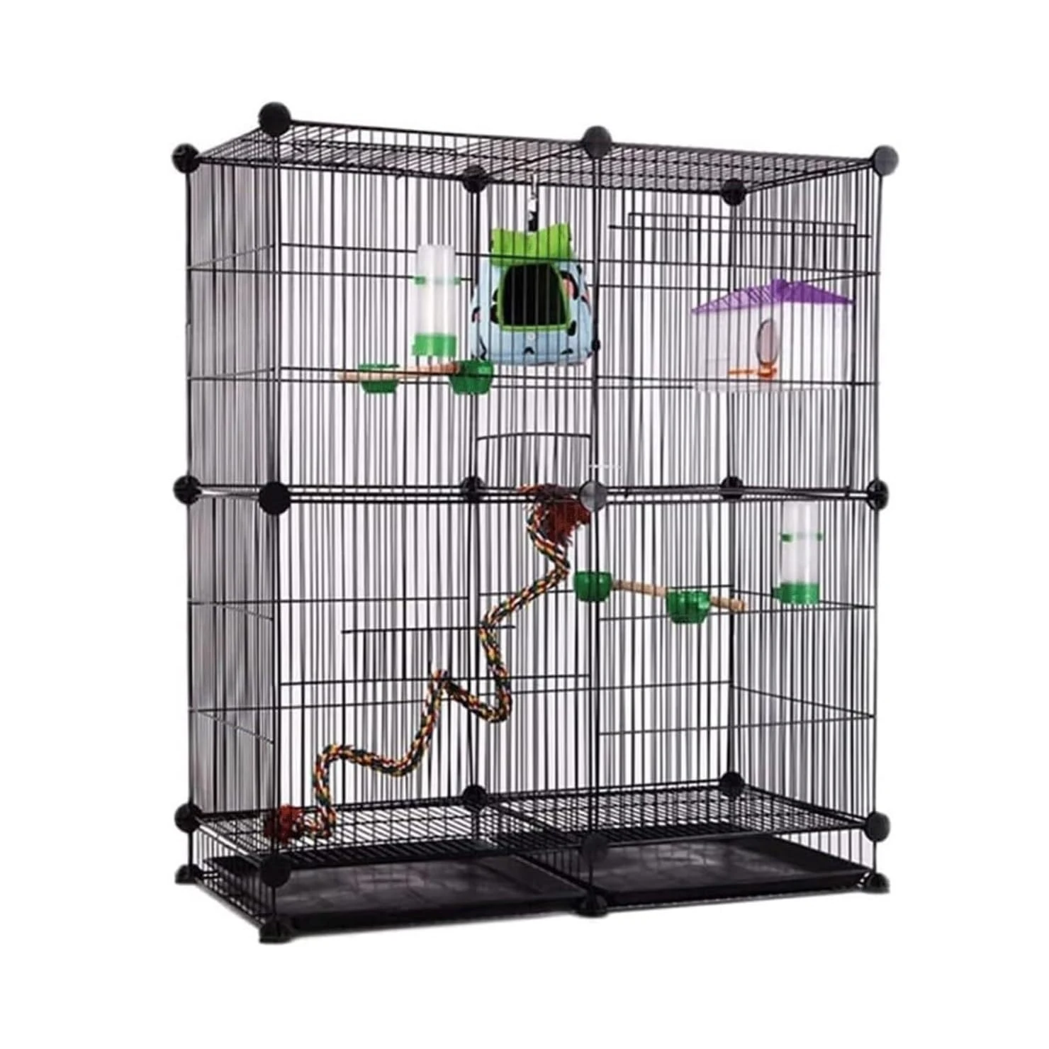 WOTZOV Birdcage Large Bird Cages Metal Birdcage Creative Bird House Carrier Pet Products Flight Cage Parrot Birdhouse Bird Supplies