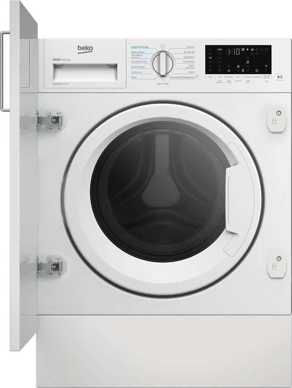 Beko SteamCure 7kg/5kg Washer Dryer - 1400rpm, 28min Wash, D Rated
