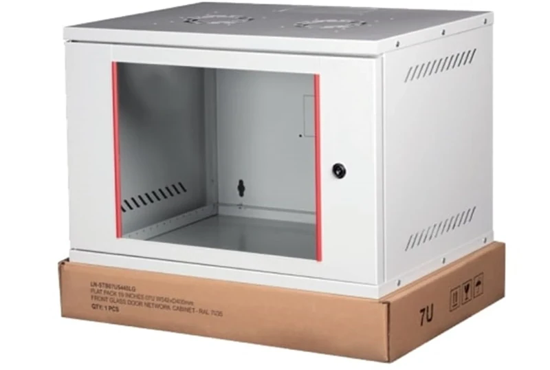 Rack Cabinet 19" Wall Mounted 12U 19" (L) 542mm (D) 400mm Grey Disassembled