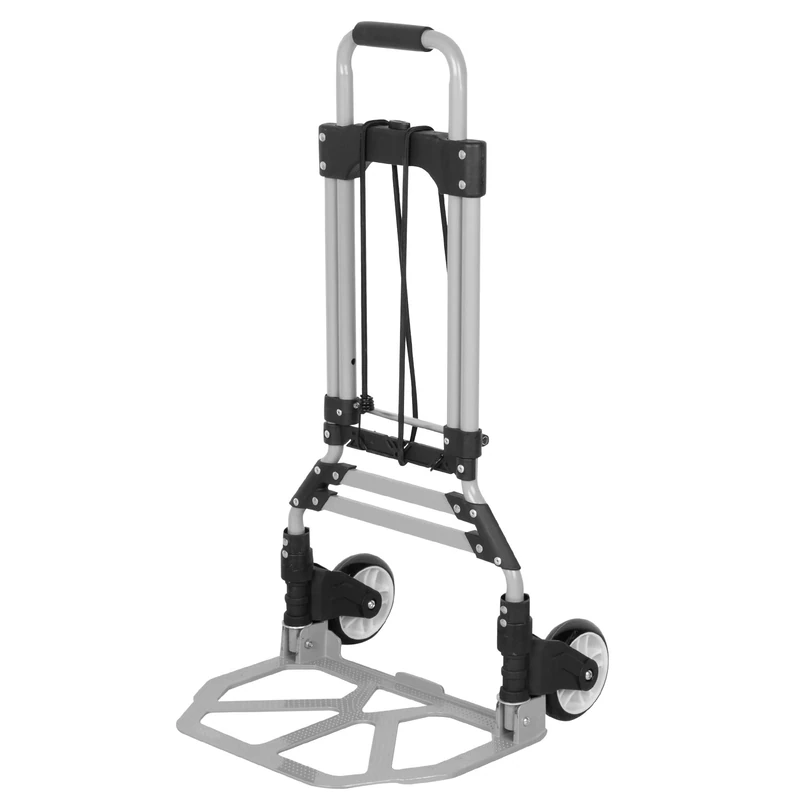 AKTIVE Multi-purpose beach trolley, measures 40 x 40 x 75/100 cm, extendable, aluminium, with elastic cord for greater fixation, supports up to 70 kg, transport carts (62458)