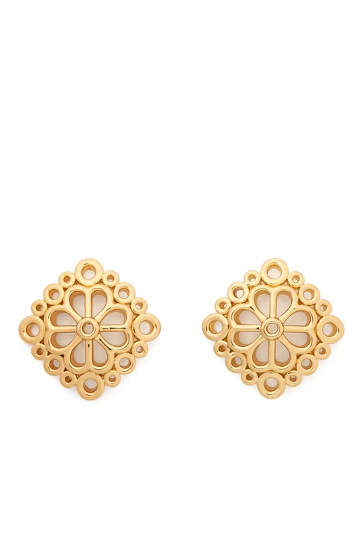 Kate Spade New York Spade Flower Lace Studs