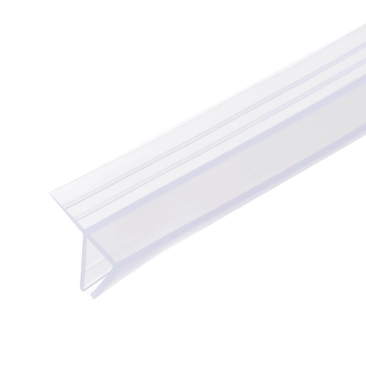 Westspark 2 Meters Bath Shower Screen Seal Strip, Soft Rubber Shower Door F-6mm F-Type Door Side Seal Strip