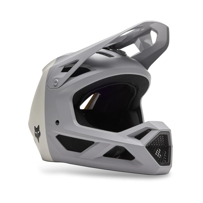 Fox Racing Rampage 5050 – MTB Mountain Bike Helmet – MIPS Technology – ECE Certified – Lightweight ABS Shell – 360° Ventilation – Adjustable Visor – Light Grey, Size: 2X
