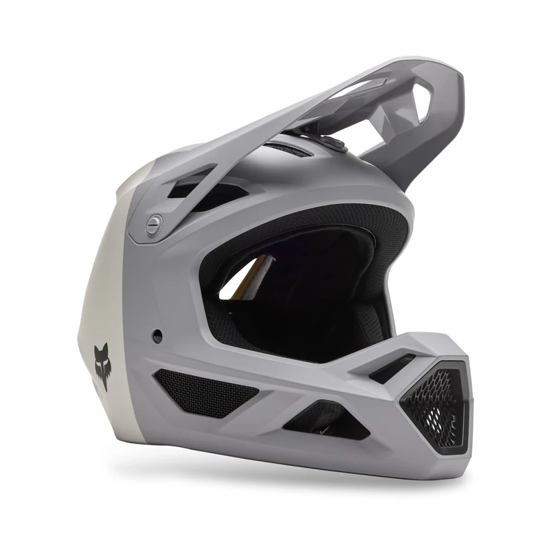 Fox Racing Rampage 5050 CE/CPSC – MTB Mountain Bike Helmet – MIPS Technology – ECE Certified – Lightweight ABS Material – 360° Ventilation – Adjustable Visor – Light Grey, Size: XL