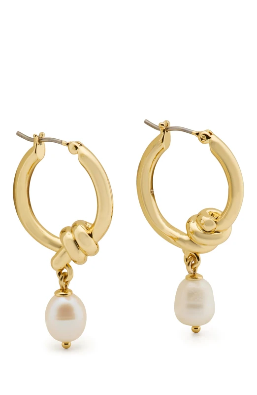 Kate Spade New York Ropes & Knots Small Drop Hoops