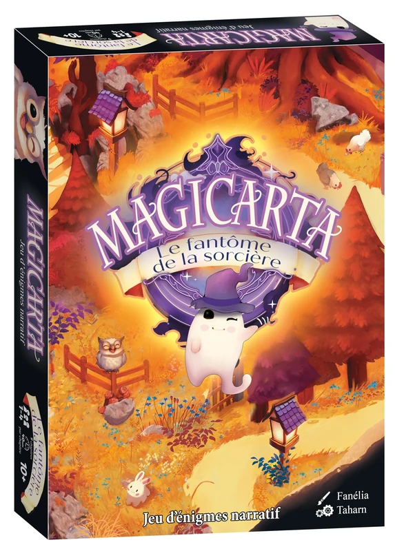 FANELIA Magicarta - A 24-Piece Cooperative Puzzle Game for the Whole Family - Ages 10 and Above - From 1 to 4 Players