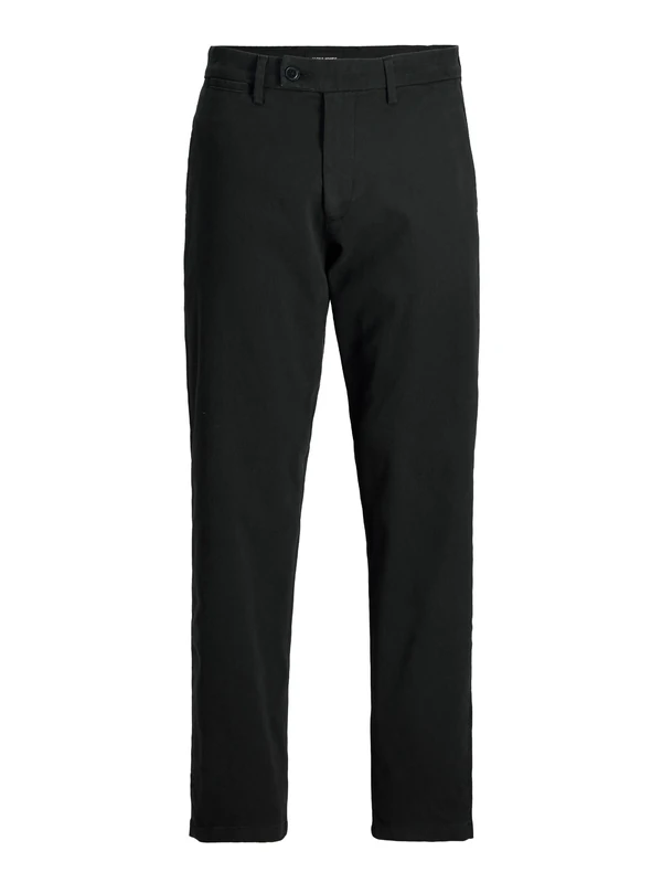 JACK & JONES Men's Jpstkane Hank Chino Bf, Black, 28 W/32 L - Image 1