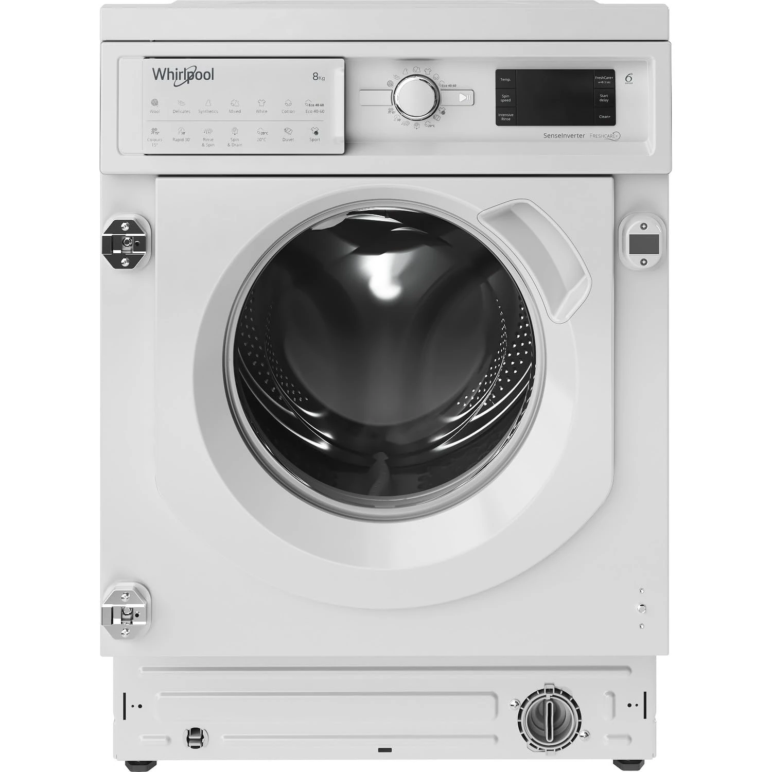 Whirlpool BIWMWG81485UK Integrated 8kg Washing Machine with 1400 rpm - White - B Rated