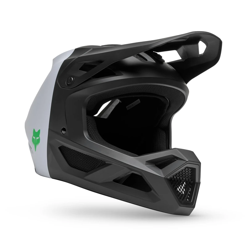 Fox Racing Rampage 5050 – MTB Mountain Bike Helmet – MIPS Helmet – ECE Helmet – Lightweight ABS Shell – 360° Ventilation – Adjustable Visor – Black/White, Size: 2X - Image 1