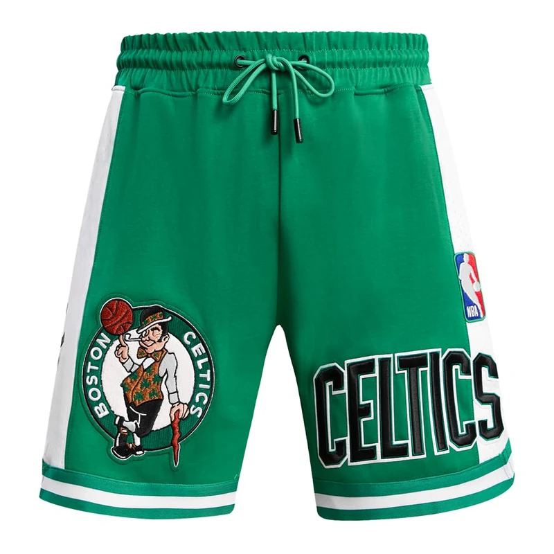 Pro Standard Mens NBA Boston Celtics Retro Classics Athletic Short Kelly Green 3XL