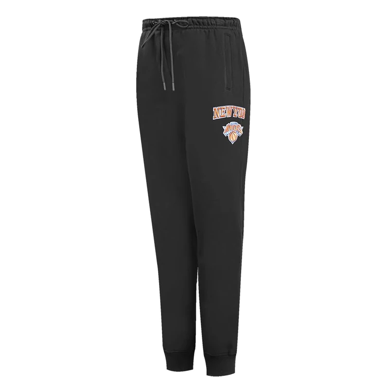 Pro Standard Womens NBA New York Knicks Classic Chenille Sweatpant Black 2XL