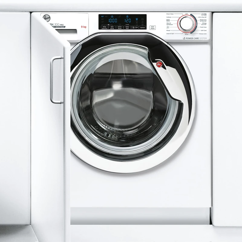 Hoover H-WASH 300 PRO HBWOS69TAMCET-80 Integrated 9kg Washing Machine with 1600 rpm - White - A Rated