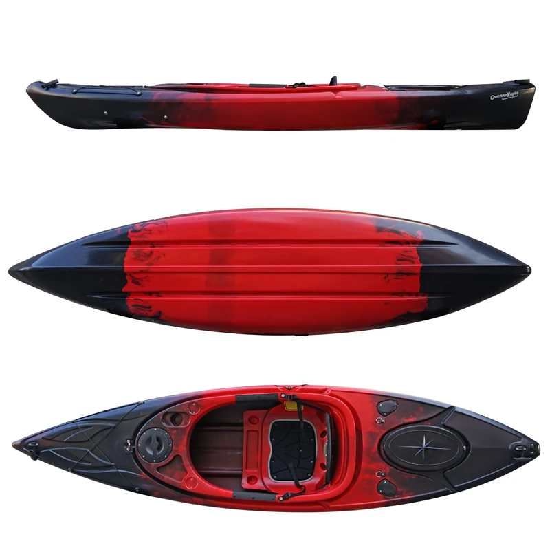 Cambridge kayaks Herring Sit inside Kayak 10 Colour Options (Black Red Fade)