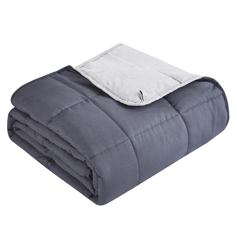 Topcee Weighted Blanket for Adults (15 lbs, 60" x 80") Queen Size Soft Cooling Heavy Blanket Sleeping, Apply to 130-160 lbs Body, Thick Breathable Blanket with Glass Bead, Easy Care