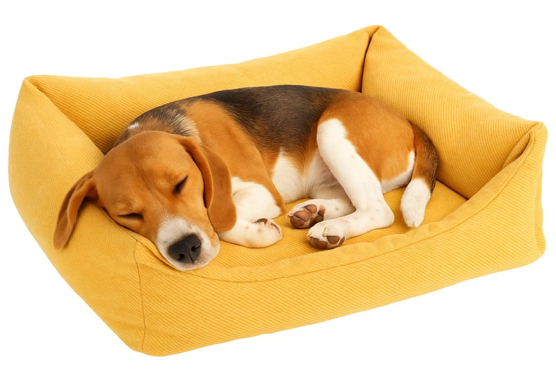 Flamingo Basket Baldar Rectangle Yellow 65x50x20cm