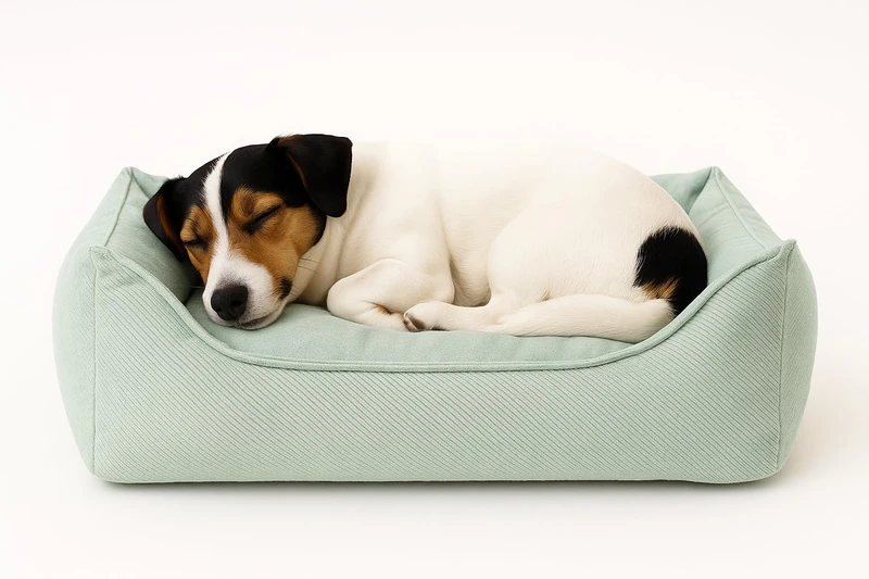 Flamingo Basket Baldar Rectangle Green 65x50x20cm