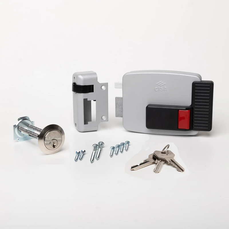 CISA 11610602N7 Elettroserratura da applicare Lock, Alu Grey, Entrata 60-New