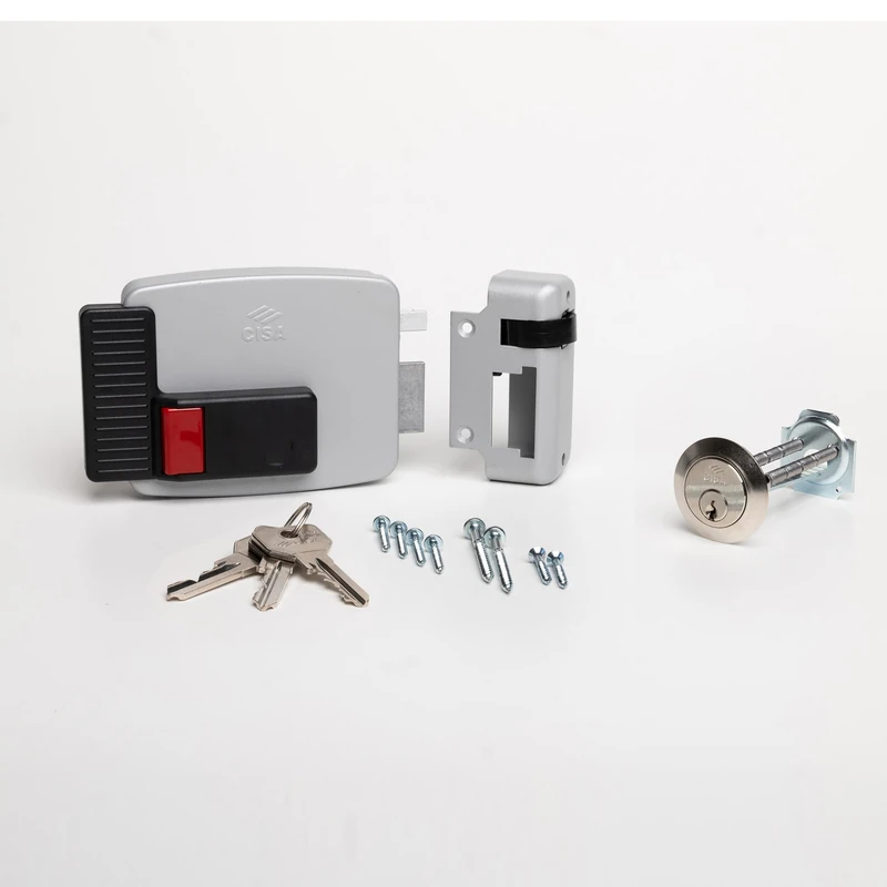 CISA 11610501N7 Elettroserratura da applicare Lock, Alu Grey, Entrata 50-New