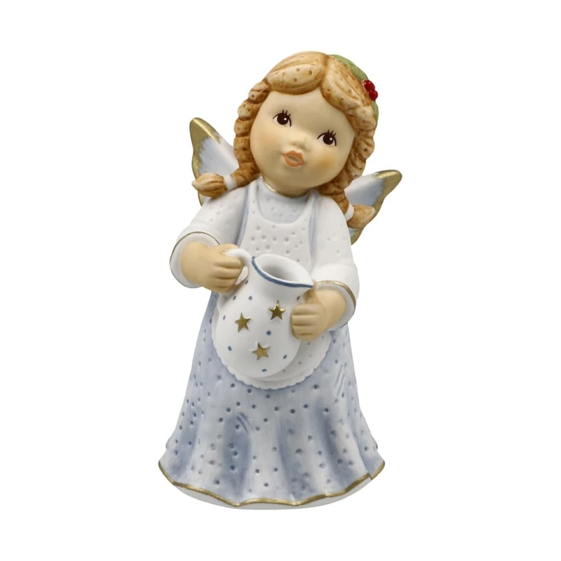 Goebel Angel Figurine Sweet Milk Christmas Bakery Nina & Marco