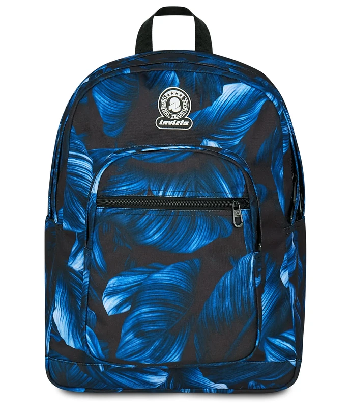 Invicta School Backpack Double Compartment Dial Fantasy, Blue, Bottle Pocket, 14 Inch Laptop Pocket, Maxi Capacity, School Backpack, Girl and Girl, blue, Taglia unica, modern