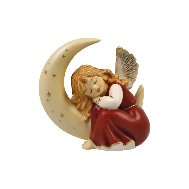 Goebel Angel Figurine Little Dream Journey Bordeaux Heavenly Messenger Christmas