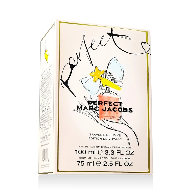 Perfect by Marc Jacobs for Women - 2 Pc Gift Set 3.3oz EDP Spray, 2.5oz Body Lotion