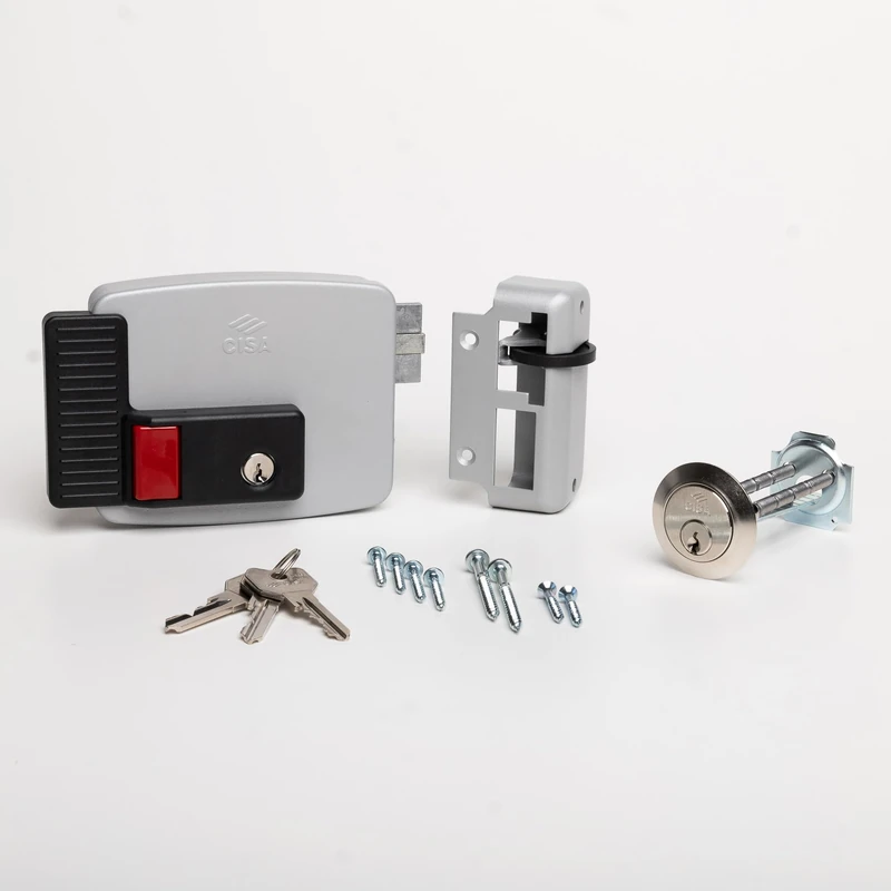 CISA 111670601N7 Elettroserratura da applicare Lock, Alu Grey, Entrata 60-New