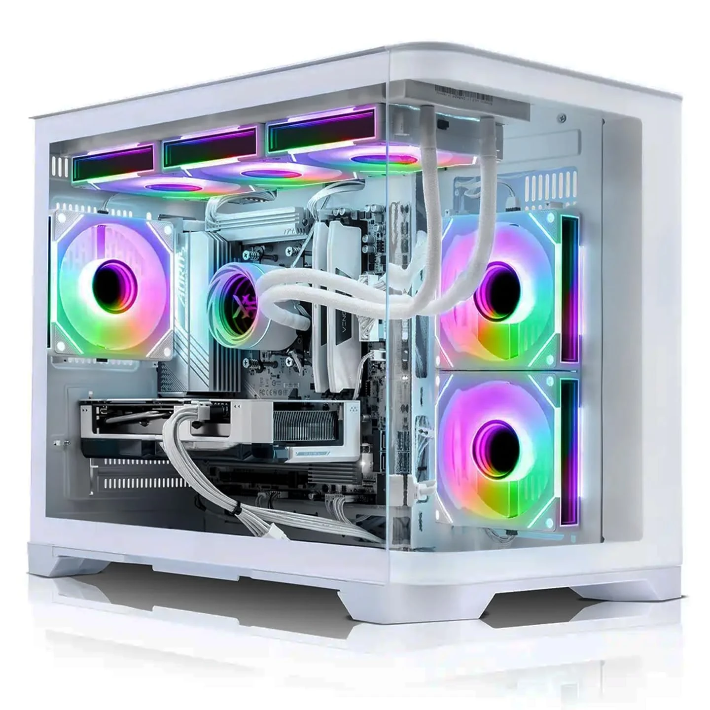 ADMI Gaming PC • AMD Ryzen 7 9700X 5.5Ghz • AMD Radeon RX 9070 XT 16GB • 16GB DDR5 RAM • 1TB MVMe SSD • X= ARC RGB White Gaming PC Case • 850W PSU • VR Ready • WIFI • Windows 11