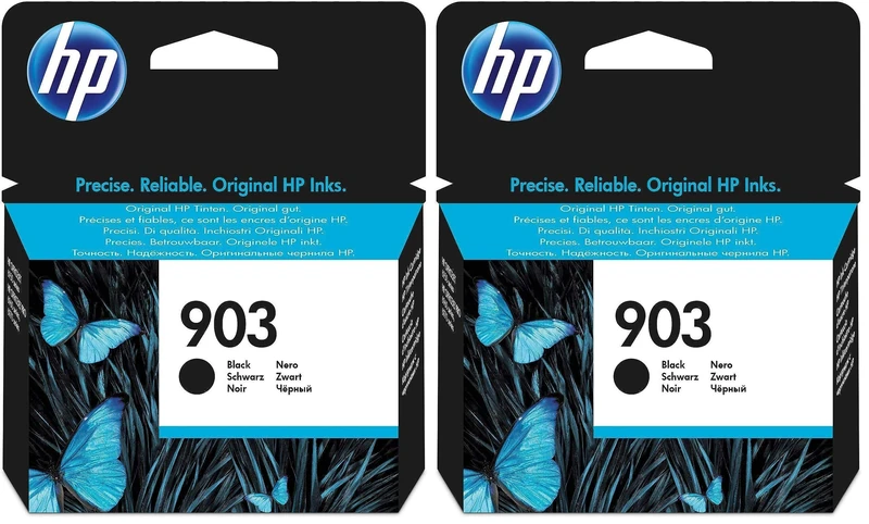 HP 903 Ink Cartridge Black 300 Pages (Pack of 2)