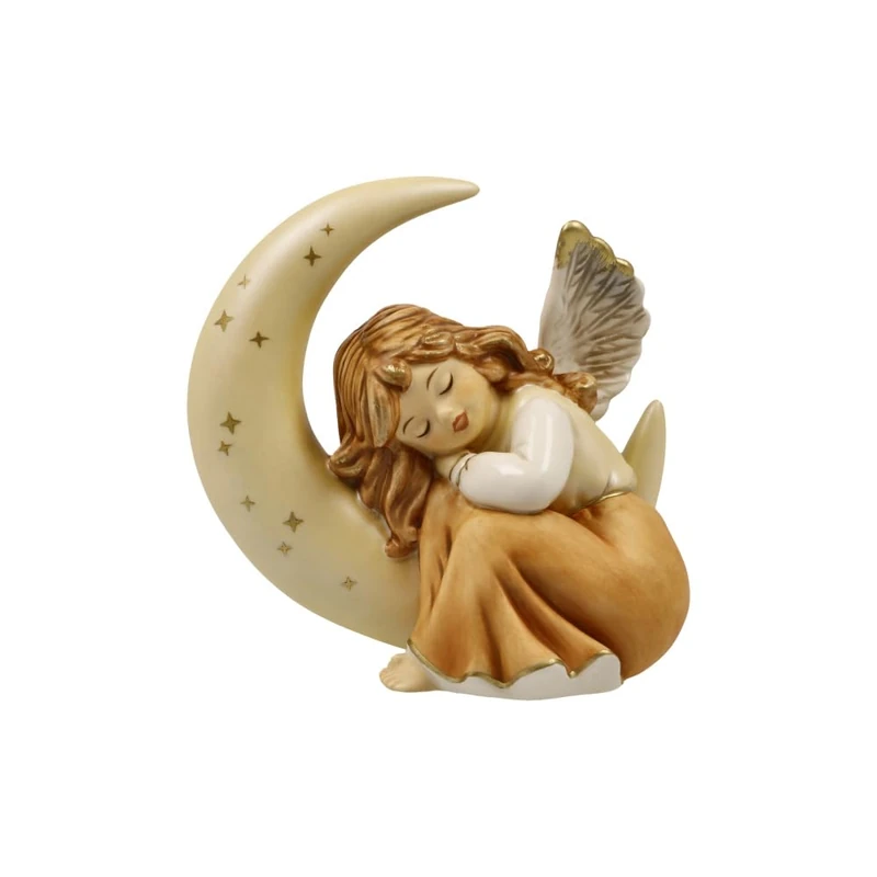 Goebel Angel Figurine Little Dream Journey Champagne Heaven Messenger Christmas