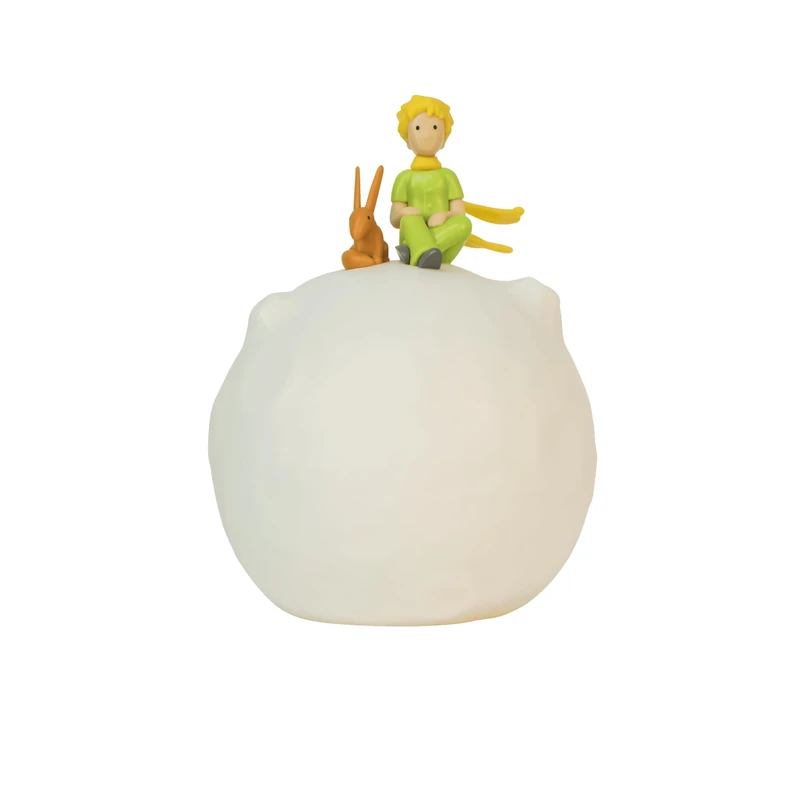 VIPO - Children's and Baby Night Light The Little Prince and The Fox - Touch Bedside Lamp - USB Rechargeable Night Light - Baby Bedroom Decoration