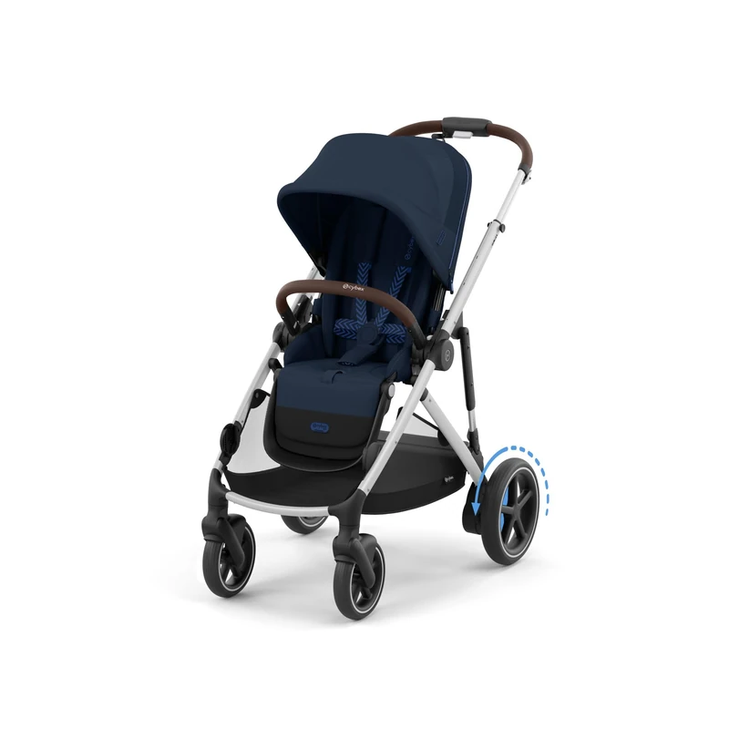 Cybex Gold e-Gazelle S Stroller - e-Drive System - Ocean Blue