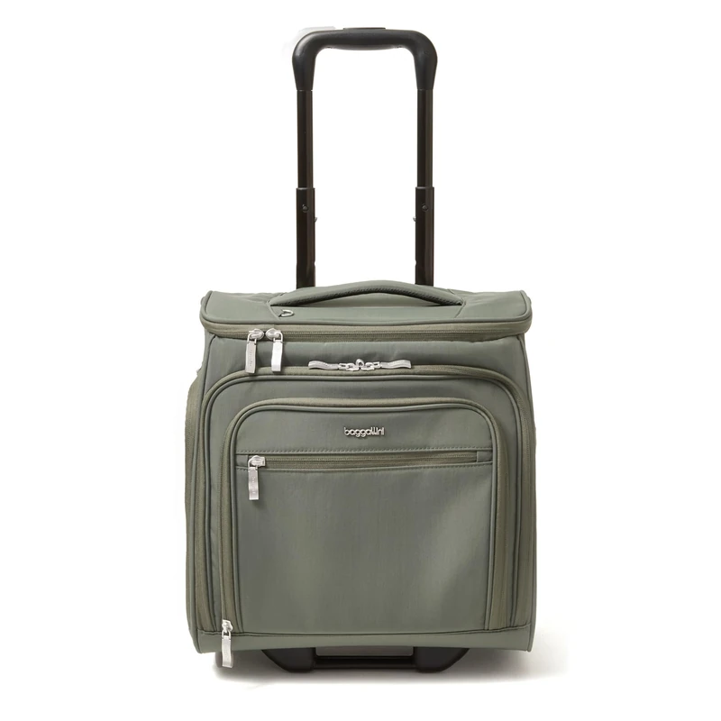 Baggallini Expandable Underseat Carry-On, Thyme, One Size