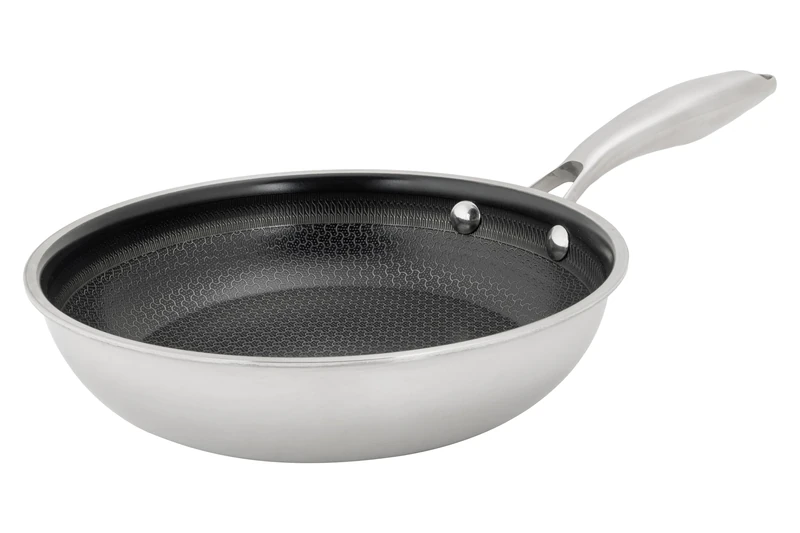 Cosy & Trendy Hexapro Stainless Steel Non-Stick Frying Pan, D20Xh4.5 cm - All Burners Including Induction